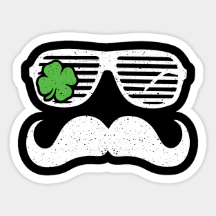 Irish Bearded Man St Patricks day Ireland  Gift Sticker